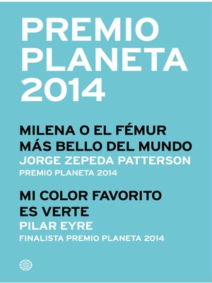 Premio Planeta 2014 - ebook